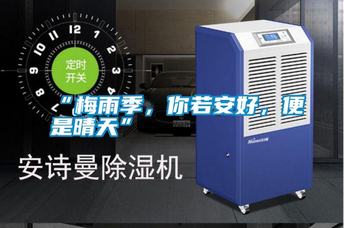 “梅雨季，你若安好，便是晴天”