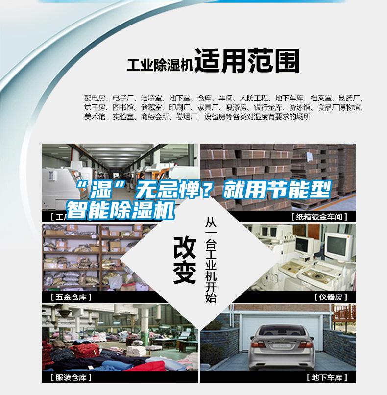 “濕”無忌憚？就用節能型智能除濕機