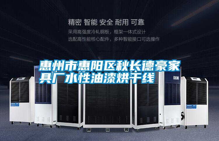 惠州市惠陽區(qū)秋長(zhǎng)德豪家具廠水性油漆烘干線