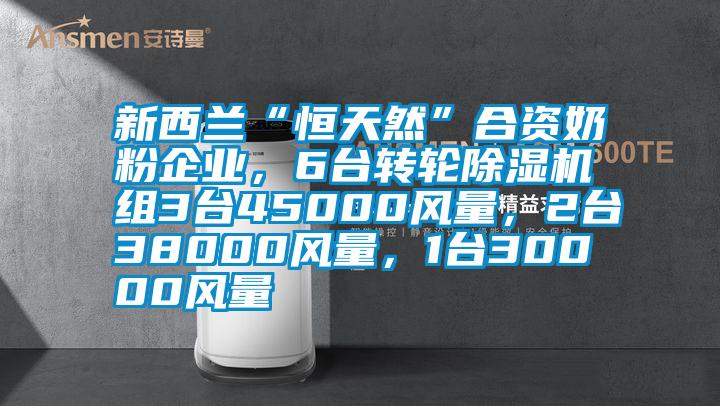 新西蘭“恒天然”合資奶粉企業，6臺轉輪除濕機組3臺45000風量，2臺38000風量，1臺30000風量