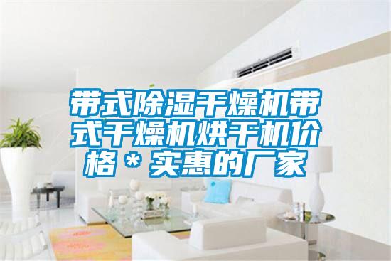 帶式除濕干燥機(jī)帶式干燥機(jī)烘干機(jī)價(jià)格*實(shí)惠的廠家