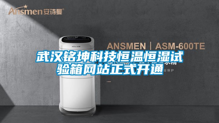 武漢銘坤科技恒溫恒濕試驗(yàn)箱網(wǎng)站正式開通